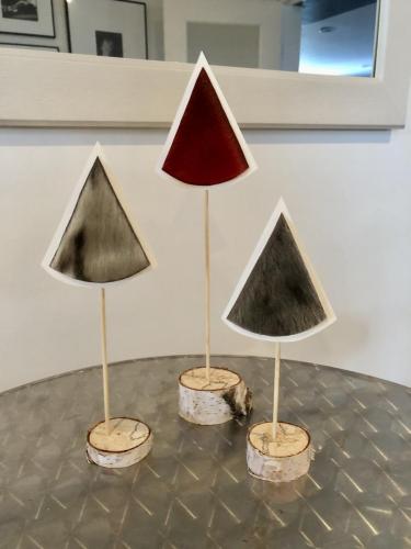 Scandinavian style xmas trees (4"x3")